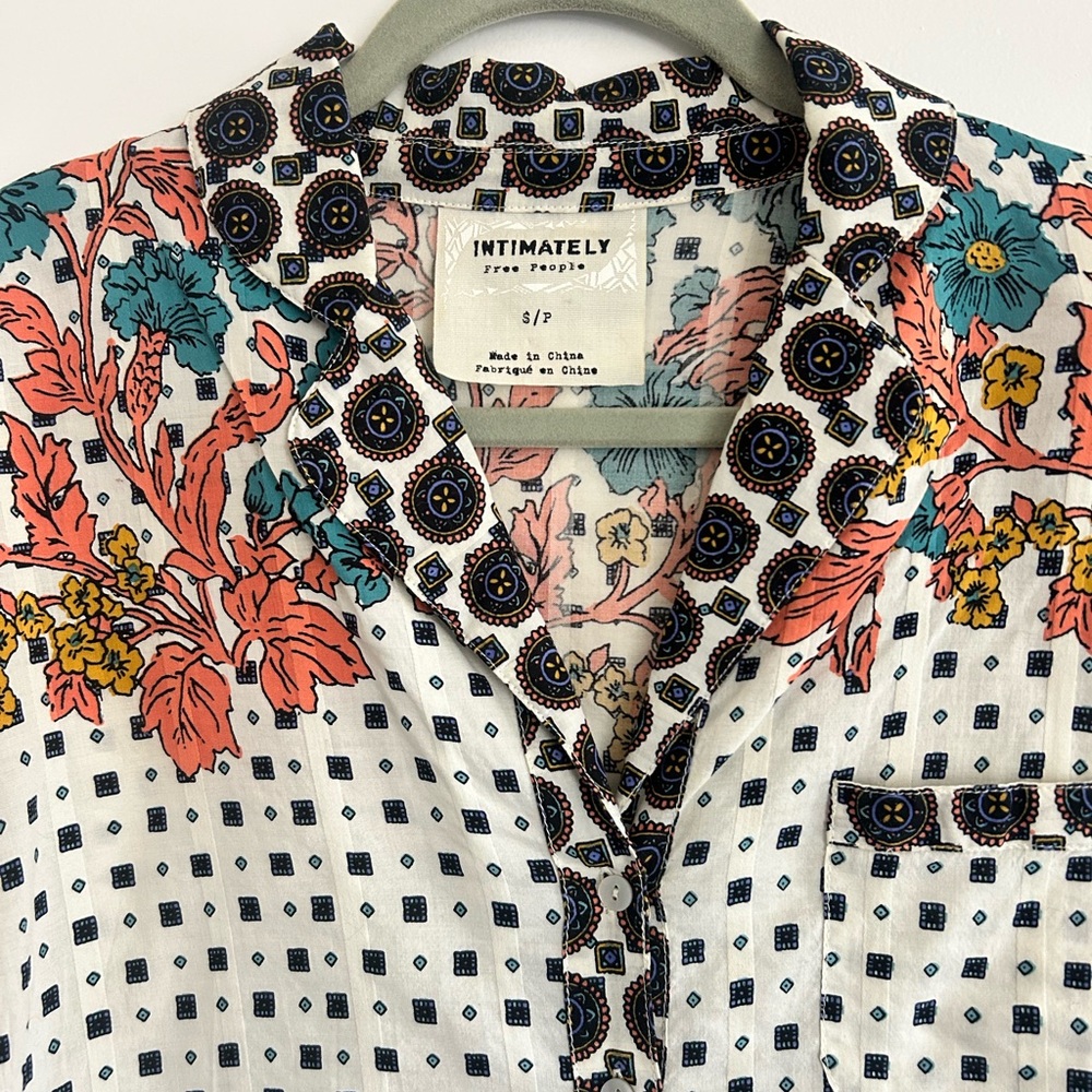 Free People Button-up - Picture 4 of 9